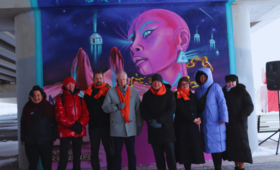 Opening of the Cyber Nomad Mural