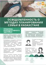 Осведомленность о методах планирования семьи в Kазахстане